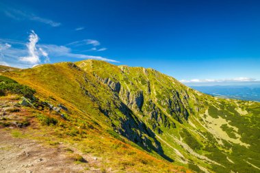 Tatra Ulusal Parkı 'nın Rohace bölgesindeki dağ manzarası, Slovakya, Avrupa.