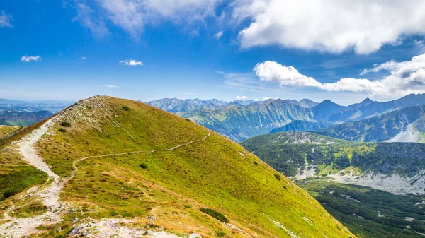 Paesaggio Montano Nella Zona Rohace Del Parco Nazionale Dei Tatra — Foto Stock