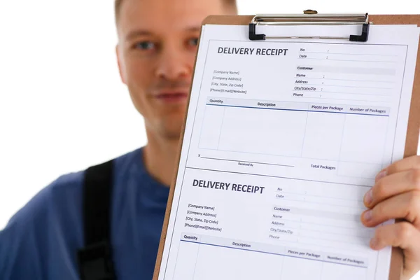 Specialist courier delivery service offers — Stock Photo, Image