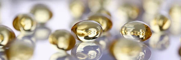 Tablets scattered on the table of the — Stock Photo, Image