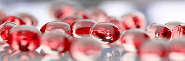 Tablets scattered on the table of the — Stock Photo, Image