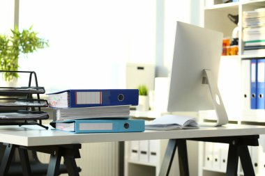 Elma Imac üzerinde tablo emty Ofis İşyeri