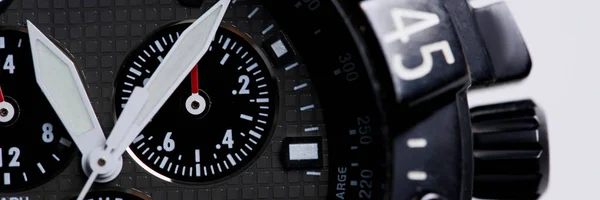 Fashionable modern wrist business watch — Stock Photo, Image