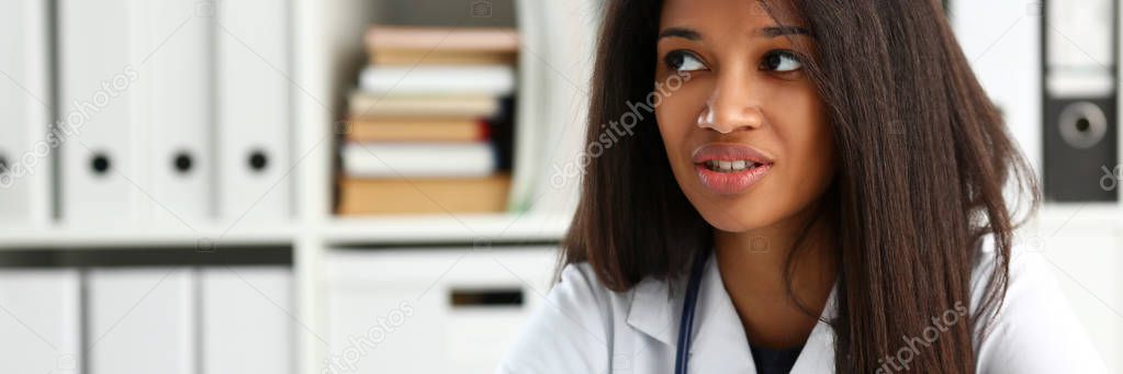 Female medicine doctor hand hold