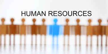 İnsan kaynakları oyuncak insan figürleri satır yukarıda işareti