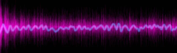 Violet sound equalizer wafe concept — Stock Photo, Image