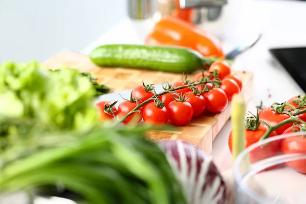 Variedade vegetal saudável orgânica do ingrediente — Fotografia de Stock