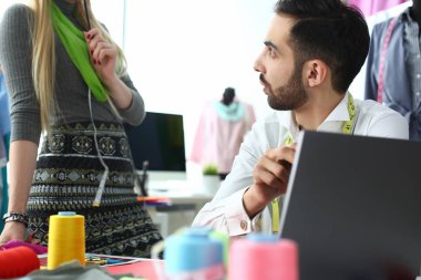 Dressmaking Studio Konsept Moda Oluşturma İş