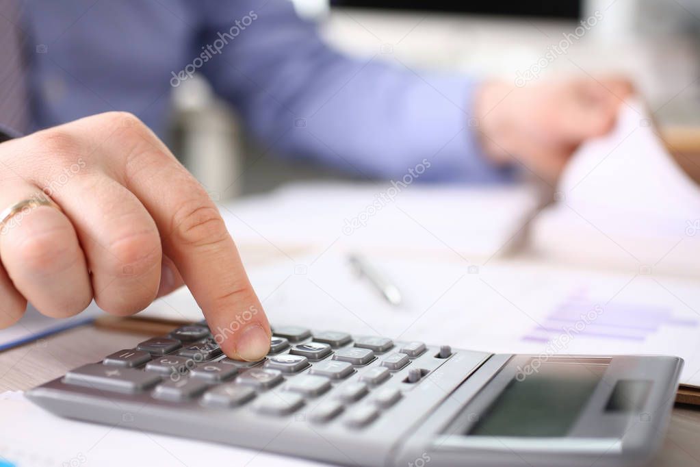 Secretary Calculate Finance Budget Tax Expenses