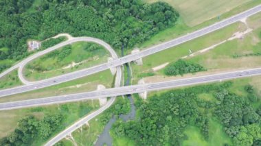 Video 4k quadrocopter drone hava yeşili