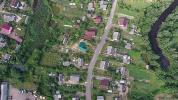 4k video drone repül át a vidék — Stock videók