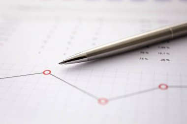 Gümüş kalem yalan ile Iş arka plan grafik