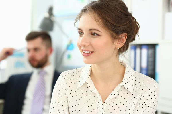 Pretty secretary work — Stock Photo, Image