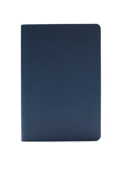 Modrý deník izolovaný na bílém pozadí — Stock fotografie