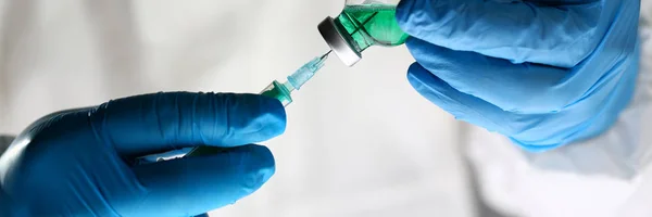 Farmaceutisk injektion vaccin laboratorium — Stockfoto