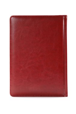 Beyaz arka planda izole edilmiş kırmızı günlük