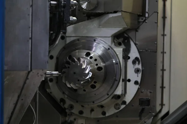 New modern turning lathe — Stock Photo, Image