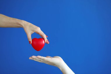 Manikürlü kadın eli