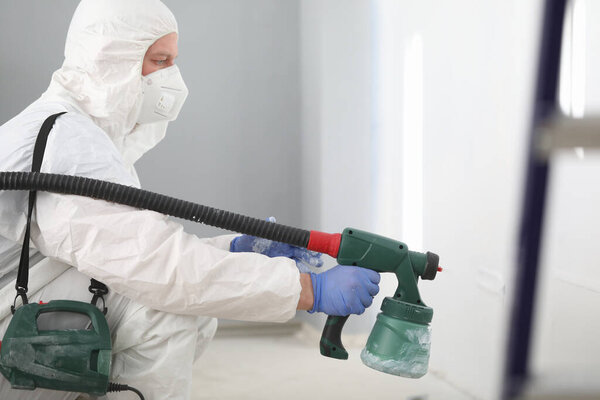 Concentrated male at work