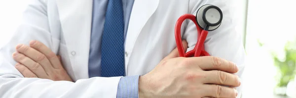 Male in personal office in clinic — Stock Photo, Image