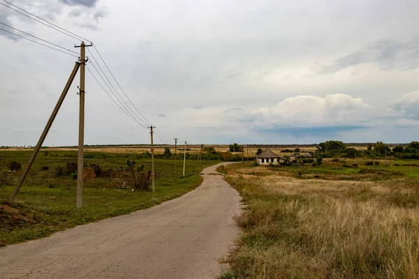 Donbass Donezk Ukraine September 2019 Nahe Der Frontlinie Donbass Ostukraine lizenzfreie Stockfotos