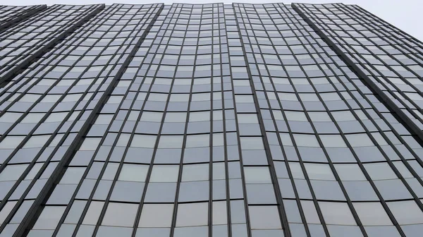 Facade Glass Building Going Sky — Stock Photo, Image