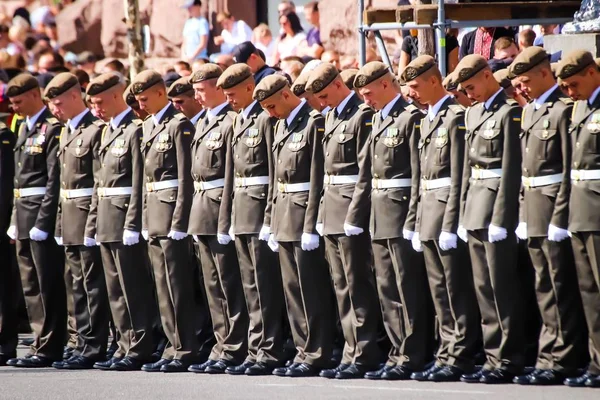 Kyjev Ukrajina Srpna 2018 Kyjev Pořádá Vojenskou Přehlídku Výročí Nezávislosti — Stock fotografie