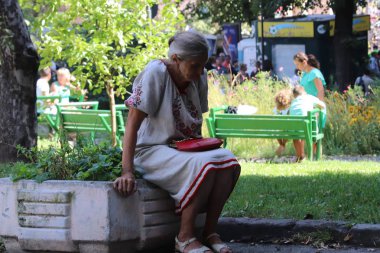 Kyiv, Ukrayna - 24 Ağustos 2018: Kyiv, Ukrayna 'nın bağımsızlığının 27. yıldönümünde 24 Ağustos' ta bir askeri geçit törenine ev sahipliği yapıyor. 