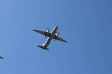 Kyiv, Ukrayna - 24 Ağustos 2018: Kyiv, Ukrayna 'nın bağımsızlığının 27. yıldönümünde 24 Ağustos' ta bir askeri geçit törenine ev sahipliği yapıyor. 