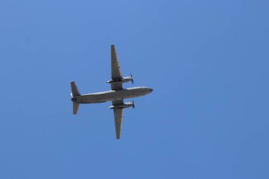 Kyiv, Ukrayna - 24 Ağustos 2018: Kyiv, Ukrayna 'nın bağımsızlığının 27. yıldönümünde 24 Ağustos' ta bir askeri geçit törenine ev sahipliği yapıyor. 