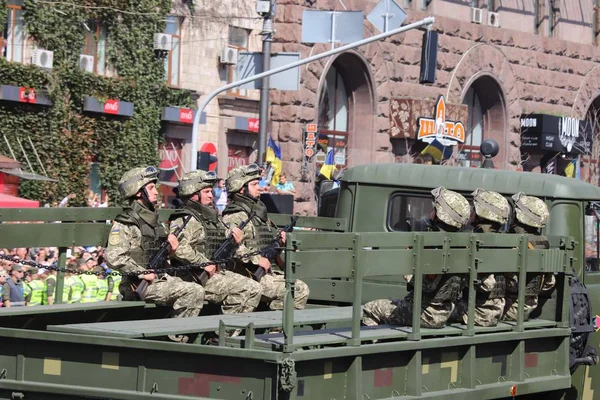 Kyiv Ukraine August 2018 Kyiv Hosting Military Parade 27Th Anniversary — ストック写真