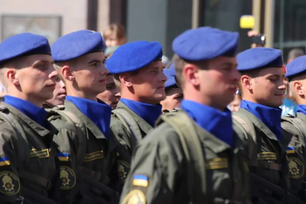 Kyiv Ukraine August 2018 Kyiv Hosting Military Parade 27Th Anniversary — Stock Photo, Image