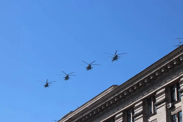 Kyiw Ukraine August 2018 Kyiw Ist Gastgeber Einer Militärparade Jahrestag — Stockfoto