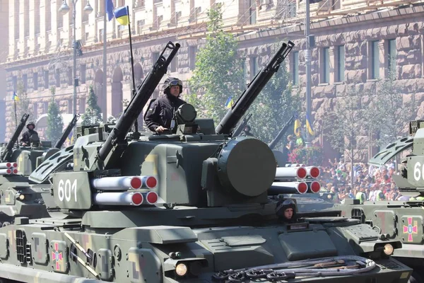 乌克兰基辅 2018年8月24日 基辅将在8月24日乌克兰独立27周年之际举行阅兵式 — 图库照片