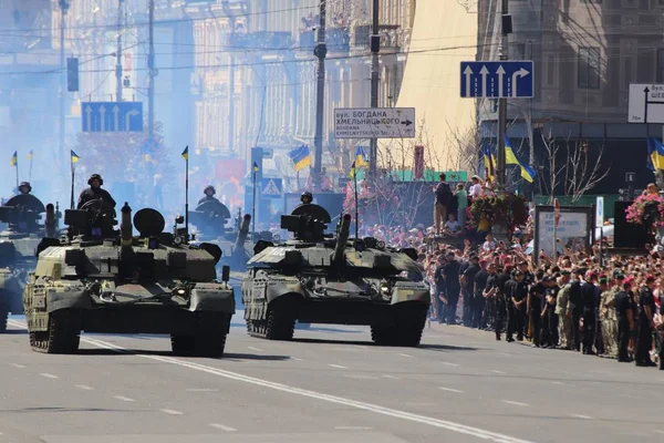 Kiev Ukraina Augusti 2018 Kiev Värd För Militär Parad Årsdagen — Stockfoto