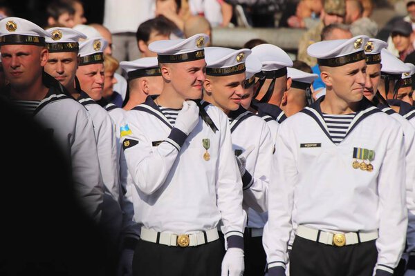 Kyiv, Ukraine - August 24 2018: Kyiv is hosting a military parade on the 27th anniversary of Ukraine's independence on August 24. 