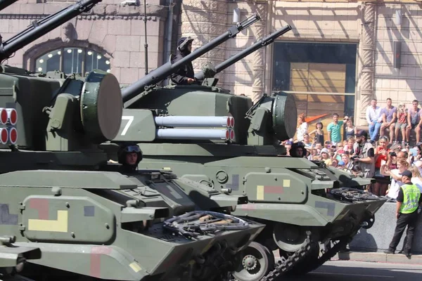 Kyiv Ukraine August 2018 Kyiv Hosting Military Parade 27Th Anniversary — Stock Photo, Image