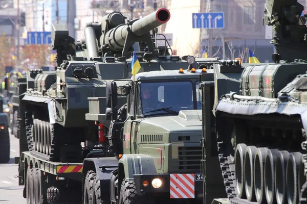 Kyiv Ukraine August 2018 Kyiv Hosting Military Parade 27Th Anniversary — Stock Photo, Image