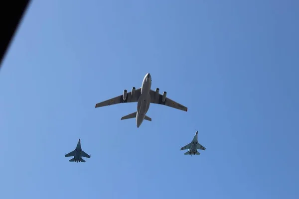 Kyiw Ukraine August 2018 Kyiw Ist Gastgeber Einer Militärparade Jahrestag — Stockfoto