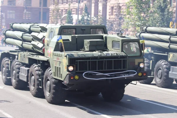 Kyiv Ukraine August 2018 Kyiv Hosting Military Parade 27Th Anniversary — Stock Photo, Image