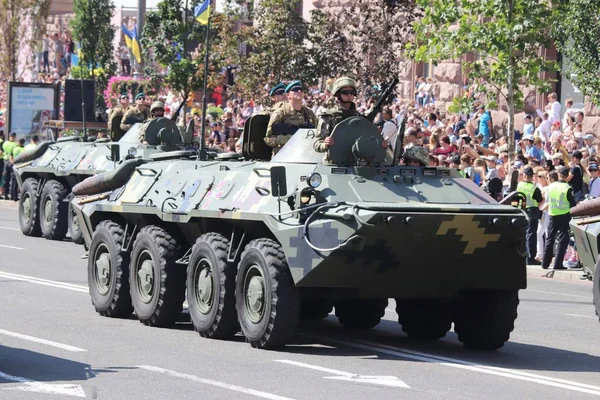 Kyiv Ukraine August 2018 Kyiv Hosting Military Parade 27Th Anniversary — ストック写真