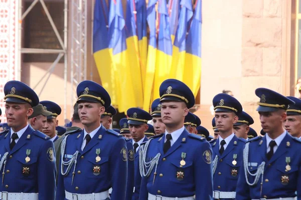 Kyiv Ukraine August 2018 Kyiv Hosting Military Parade 27Th Anniversary — ストック写真