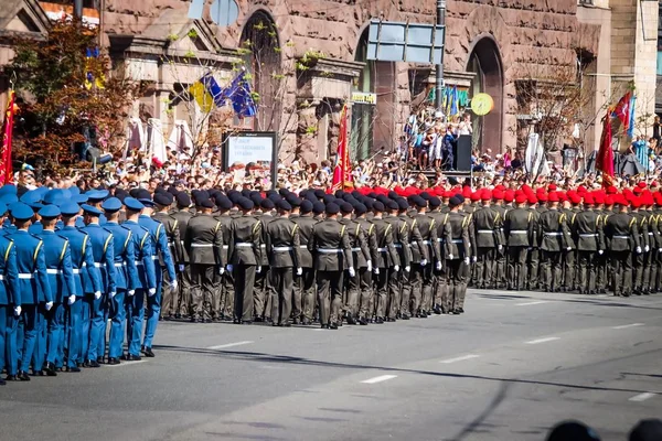 Kyiv Ukraine August 2018 Kyiv Hosting Military Parade 27Th Anniversary — Stock Photo, Image