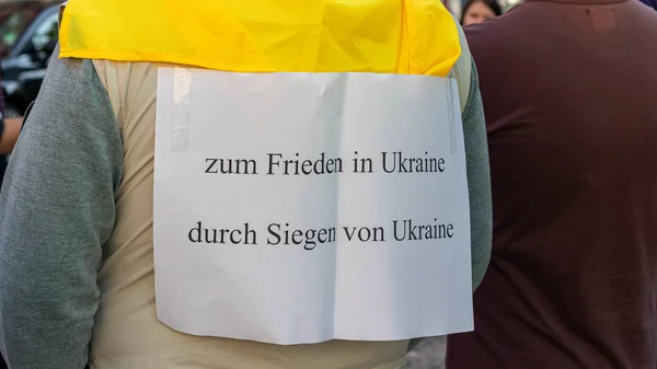 Берлін Німеччина Жовтня 2019 Активісти Берліні Беруть Участь Зустрічі Капітуляції — стокове фото