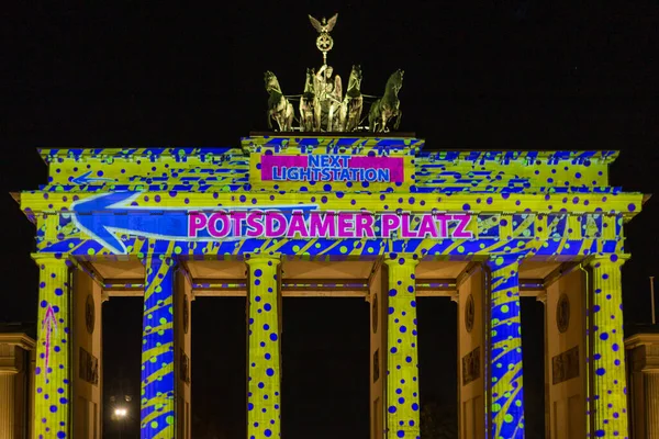 Berlim Alemanha Setembro 2020 Festival Das Luzes Berlim Tempos Coronavírus — Fotografia de Stock