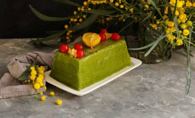 Cassata Siciliana, Paskalya için Palermo ve Messina geleneksel tatlı, Sicilya, Italya