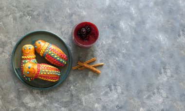 Guaguas de pan colada morada, Ekvador 'un Ölü Günü için Figuras de pan ecuatorianas