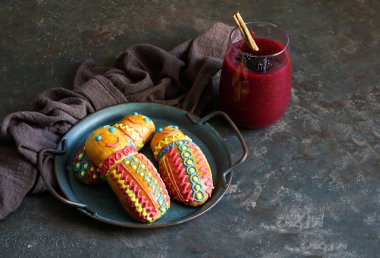 Guaguas de pan colada morada, Ekvador 'un Ölü Günü için Figuras de pan ecuatorianas