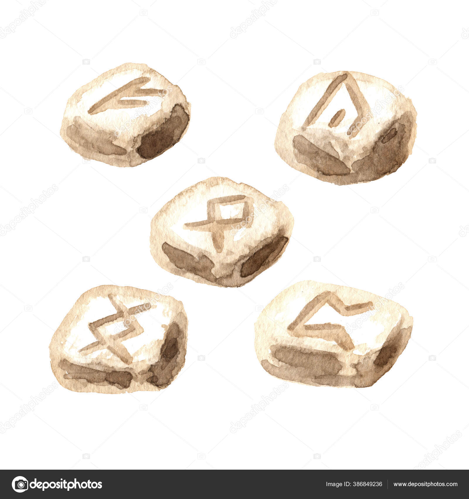 斯堪的那维亚石手为算命师做了个假象神秘学和深奥的概念在白色背景上孤立的手绘水彩画 图库照片 C Daria Ustiugova 斯堪的那维亚石手为算命师做了个假象神秘学和深奥的概念在白色背景上孤立的手绘水彩画 图库照片 C Daria Ustiugova