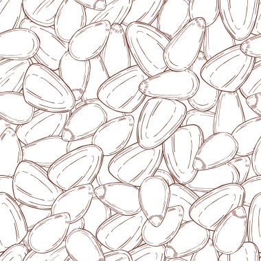 El yapımı fındık. Vektörsüz desen